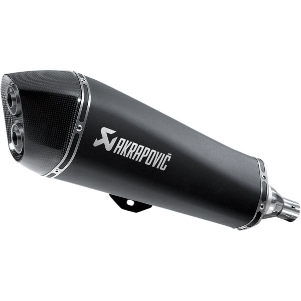 Motorcycle Exhaust Akrapovic Stainless Steel Slip-On Line Scooter Muffler Gilera/Piaggio S-Pi4So3-Hrssbl