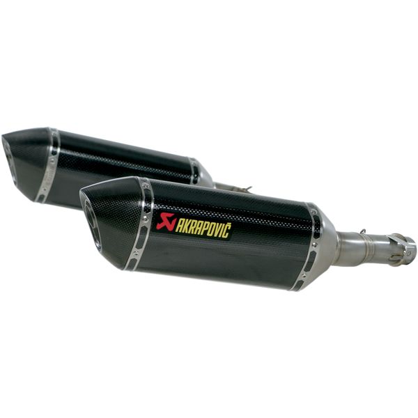 Motorcycle Exhaust Akrapovic Carbon Fiber Slip-On Line Mufflers Kawasaki S-K10So6-Hzc