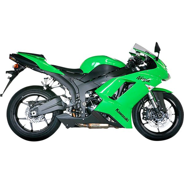 Motorcycle Exhaust Akrapovic Final Exhaust Slip-On Line Kawasaki Zx-6