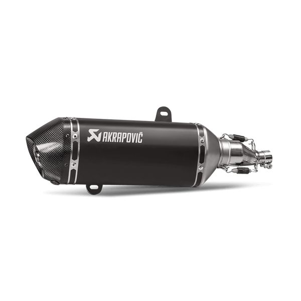 Motorcycle Exhaust Akrapovic Slip-on Exhaust Muffler SS/CF BLK GTS125 S-VE125SO2-HZBL