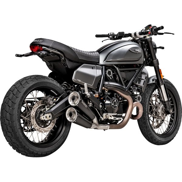 Motorcycle Exhaust Akrapovic Slip-on Exhaust Muffler SS SCRAMBLER 800 S-D8SO6-ISSSBL