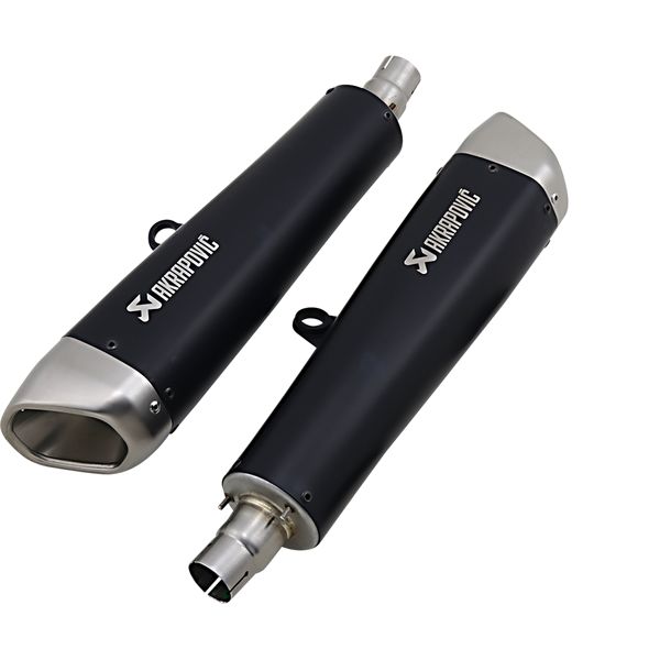 Tobe Esapament & Accesorii Akrapovic Evacuare Finala Slip-on TI BK SPD TWIN S-T12SO2-HCQTBL