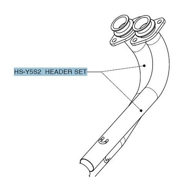 Tobe Esapament & Accesorii Akrapovic Headpipes KIT SS T-MAX HS-Y5S2