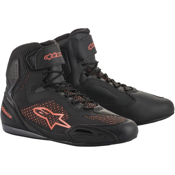 Short boots Alpinestars Faster 3 Rideknit Black/Red Boots