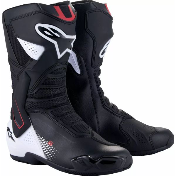 Cizme Moto Sport Alpinestars Cizme Moto Sport SMX-6 V3 Black/White/Red 25