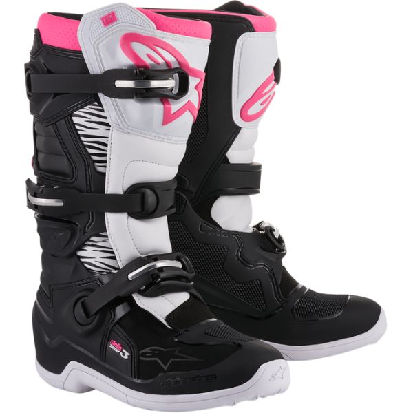 Cizme MX-Enduro Alpinestars Cizme MX Dama Stella Tech 3 Offroad Multicolor/Roz