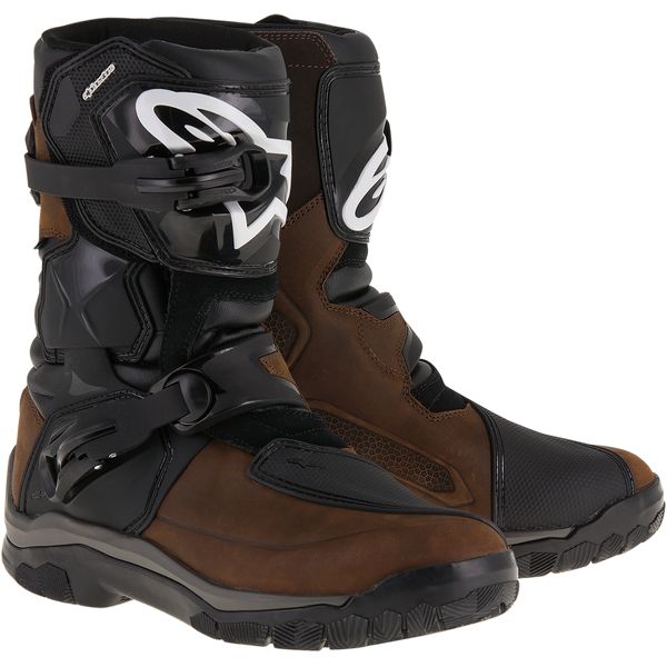 Cizme Moto Adventure/Touring Alpinestars Cizme Touring Belize Drystar Oiled Brown/Black