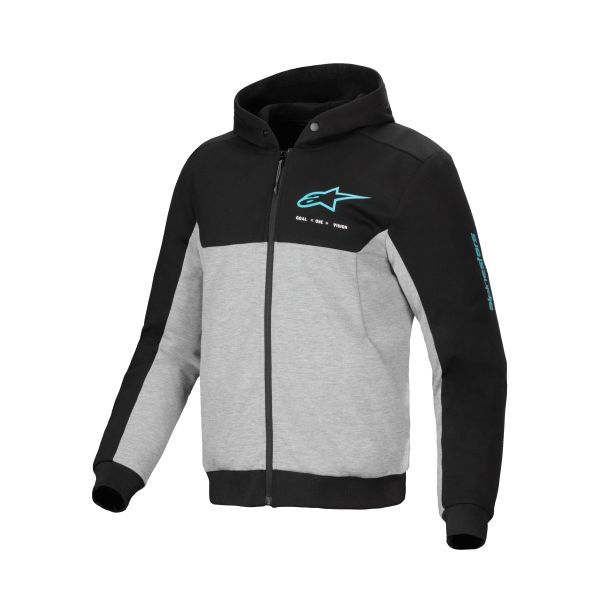 Textile jackets Alpinestars Textile Moto Jacket Chrome V2 Sport Black/Grey/Teal 25