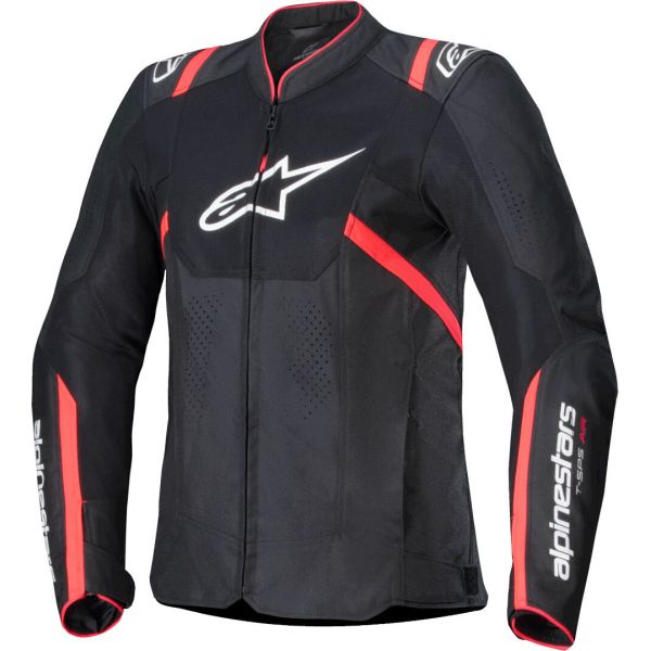 Textile Womens Jackets Alpinestars Women Moto Textile Jacket Stella T-SPS Air V2 Black/White/Red 25