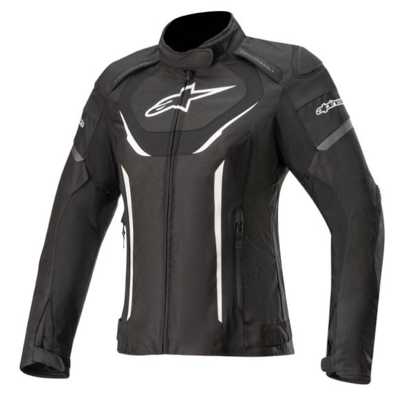 Textile Womens Jackets Alpinestars Ladies Textile Jacket Stella Jaws3 Waterproof Black/White