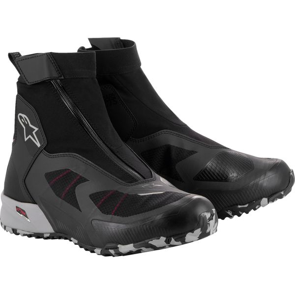 Cizme Moto Scurte/Urban Alpinestars Ghete Moto CR-8 Gore Tex Black/Gray/Red 24