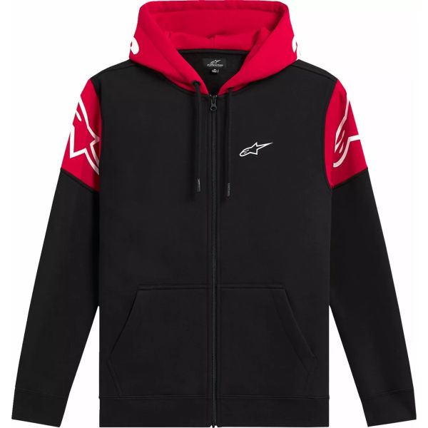 Geci/Hanorace Casual Alpinestars Hanorac Velocity Zip Black/Red 25