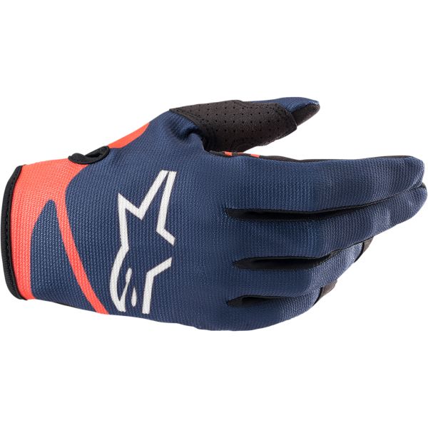 Gloves MX-Enduro Alpinestars Moto MX Gloves Radar Blue/Rd