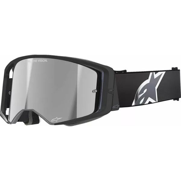 Ochelari MX-Enduro Alpinestars Ochelari Moto MX/Enduro Supertech Corp ABS Vision Black/Grey/Mirror Silver