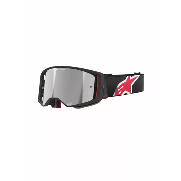 Ochelari MX-Enduro Alpinestars Ochelari Moto MX/Enduro Supertech Corp ABS Vision Black/Red/Mirror Silver