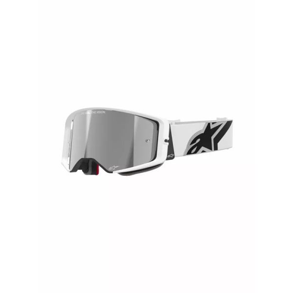 Ochelari MX-Enduro Alpinestars Ochelari Moto MX/Enduro Supertech Corp ABS Vision White/Grey/Mirror Silver