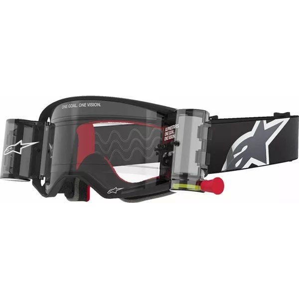 Ochelari MX-Enduro Alpinestars Ochelari Moto MX/Enduro Supertech Corp Roll-Off Black/Grey/Clear