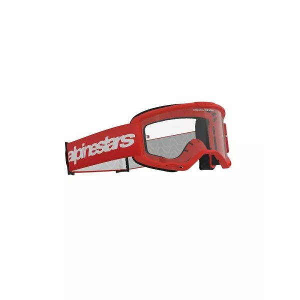 Ochelari MX-Enduro Alpinestars Ochelari Moto MX/Enduro Vision 3 Wordmark Red/Clear