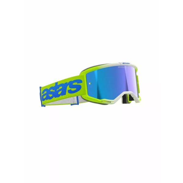 Ochelari MX-Enduro Alpinestars Ochelari Moto MX/Enduro Vision 5 Blaze Yellow/Mirror Blue