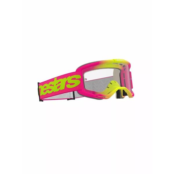 Ochelari MX-Enduro Alpinestars Ochelari Moto MX/Enduro Vision 5 Wordmark Pink/Yellow/Clear