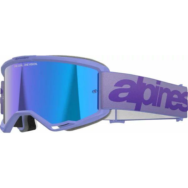 Ochelari MX-Enduro Alpinestars Ochelari Moto MX/Enduro Vision 5 Wordmark Purple/Mirror Blue