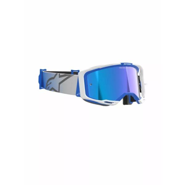 Ochelari MX-Enduro Alpinestars Ochelari Moto MX/Enduro Vision 8 Corp Blue/White/Mirror Blue