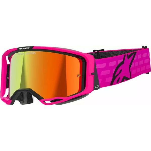 Ochelari MX-Enduro Alpinestars Ochelari Moto MX/Enduro Vision 8 Corp Pink/Mirror Red