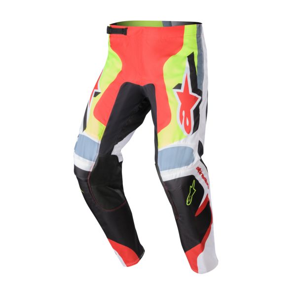 Kids Pants MX-Enduro Alpinestars Pant Flui Agent Red/Yellow Fluo