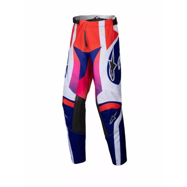 Pantaloni MX-Enduro Copii Alpinestars Pantaloni Moto MX/Enduro Copii Racer Youth Wurx Orange/Blue/White 24