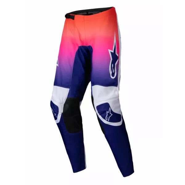 Pantaloni MX-Enduro Alpinestars Pantaloni Moto MX/Enduro Dama 4W Fluid Wurx Orange/Blue/White 24