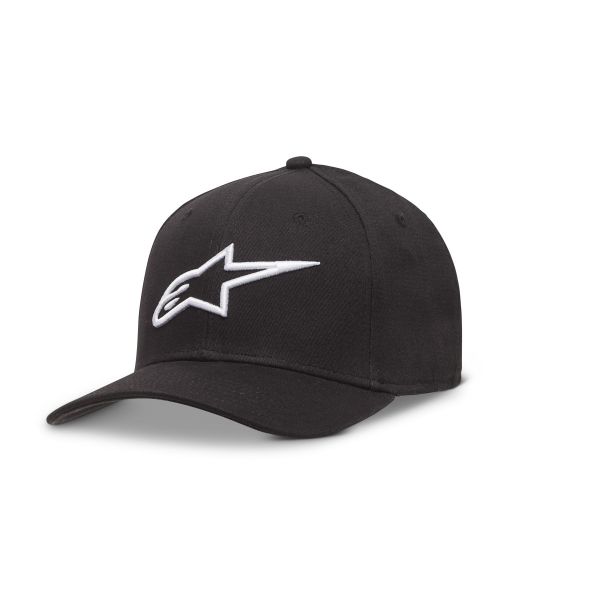  Alpinestars Sapca Agelless Curved Bill Black/White