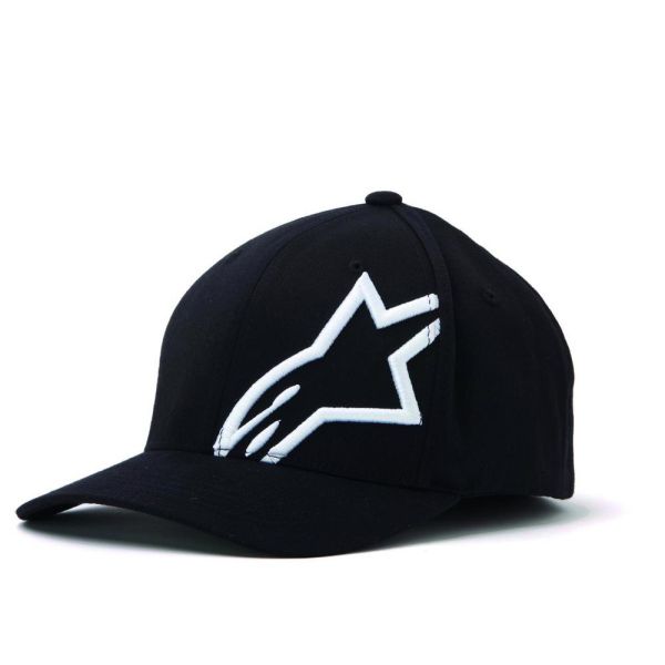 Sepci Alpinestars Sapca Corp Shift 2 Curved Bill Black White