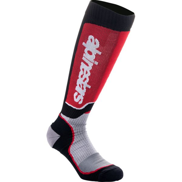 Sosete MX-Enduro Alpinestars Sosete Moto Enduro/MX Plus Black/Red/Gray 24