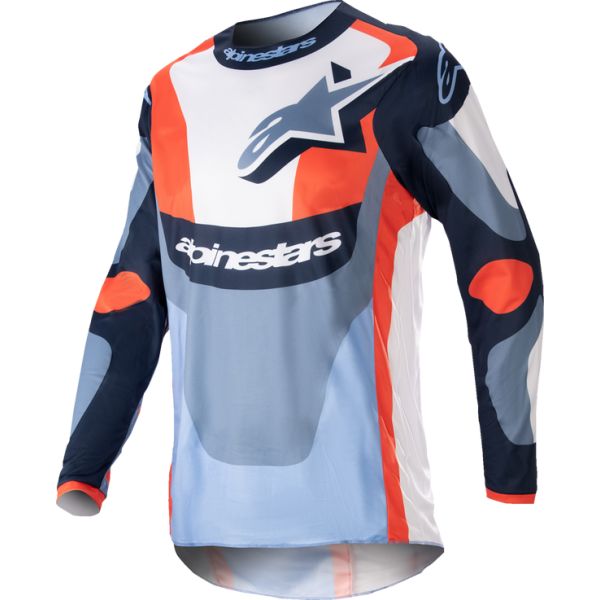 Jerseys MX-Enduro Alpinestars Mx Enduro Jersey F-agent Navy/org 