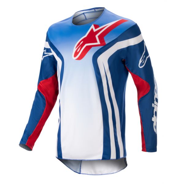 Tricouri MX-Enduro Alpinestars Tricou Enduro Rac-Semi Blue/Orange