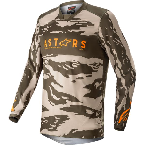 Jerseys MX-Enduro Alpinestars Jersey Racer Tactical Camo-Sand