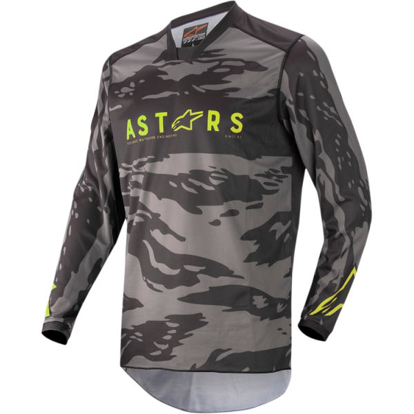 Jerseys MX-Enduro Alpinestars Jersey Racer Tactical Camo-Ylw