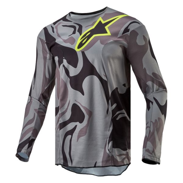 Jerseys MX-Enduro Alpinestars Moto Enduro/MX Jersey Racer Tactical Cast Gray/Camo Magnet 24
