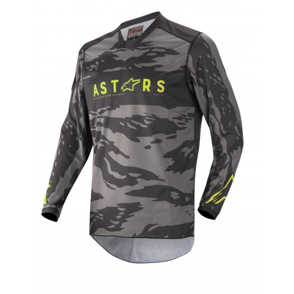 Kids Jerseys MX-Enduro Alpinestars Jersey Yt Racer Tactical B/Cam/Y