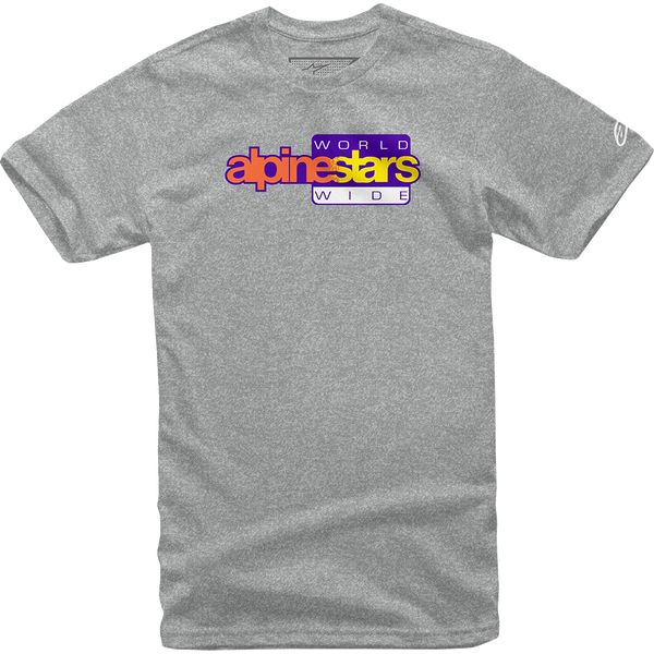 Casual T-shirts/Shirts Alpinestars Tee World Wide Grey