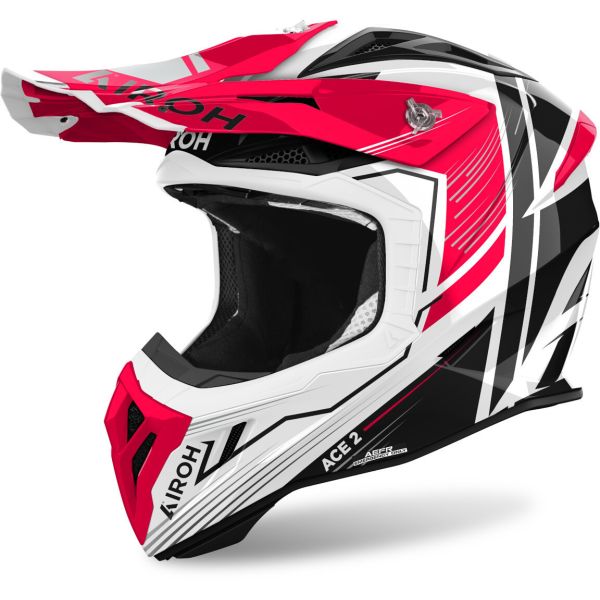 Casti Cross-Enduro Airoh Casca Moto MX/Enduro Aviator Ace 2 Engine Red Gloss