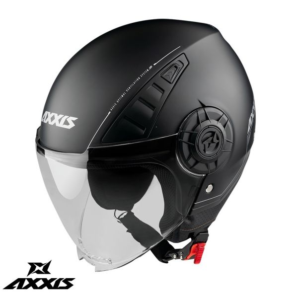 Casti Moto Jet (Open Face) Axxis Casca Moto Open-Face/Jet Metro S A1 Matt Black Ece 22.06 24