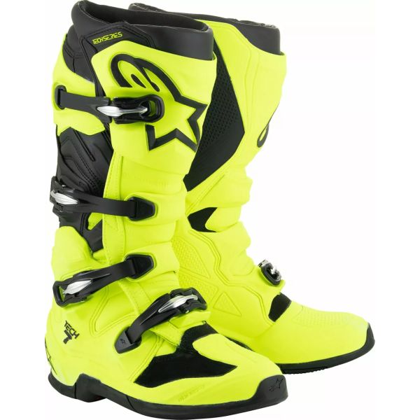 Boots MX-Enduro Alpinestars MX/Enduro Boots Tech 7 Yellow Fluo/Black 24
