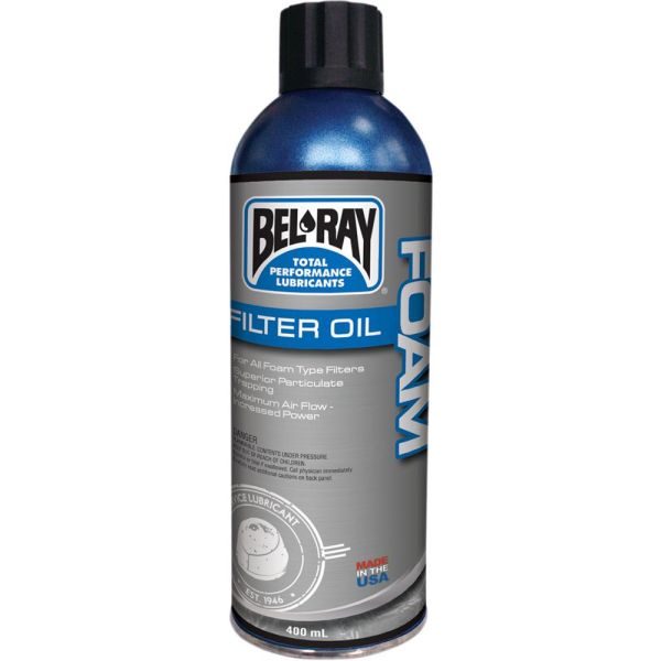 Air filter oil Bel Ray Oil Air Filter FOAM FILTER OIL  (spray 400ml)