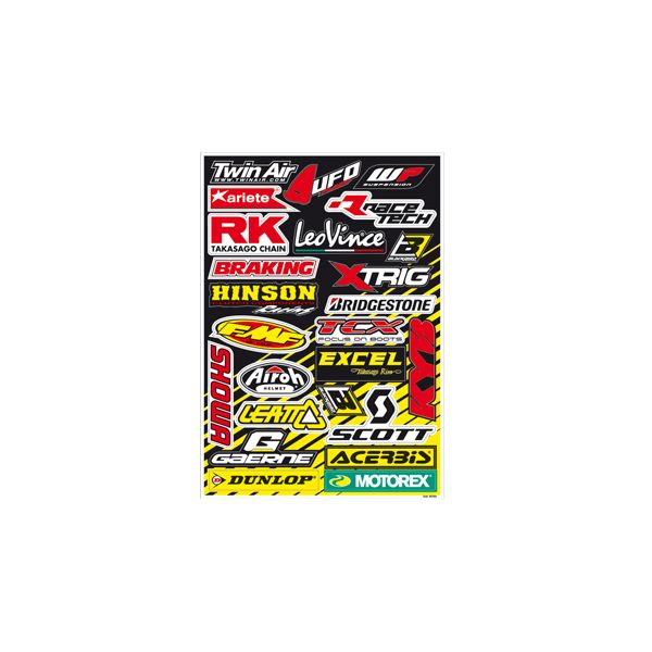 Graphics Blackbird Sponsor Logo Decal Kit A 5076a