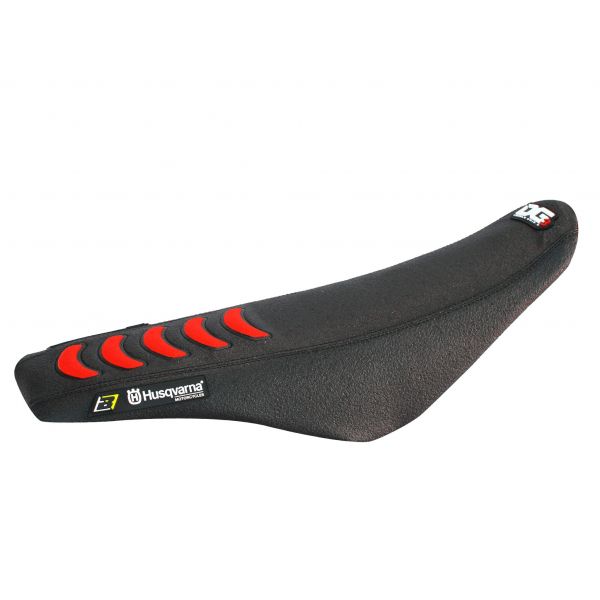 Seats and Covers Blackbird Double Grip 3 Seat Cover Black/red 1618h