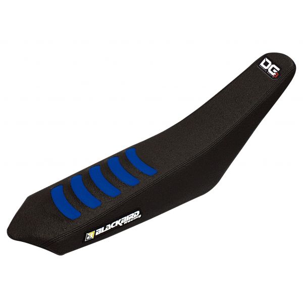 Seats and Covers Blackbird Double Grip 3 Seat Cover Black/blue 1e00h