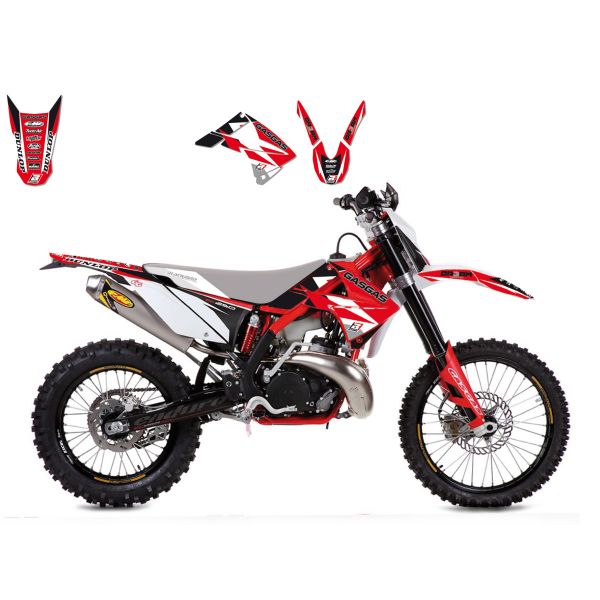 Graphics Blackbird Dream 3 Graphic Kit Red/black/white 2904e Gas Gas EC 10-13'