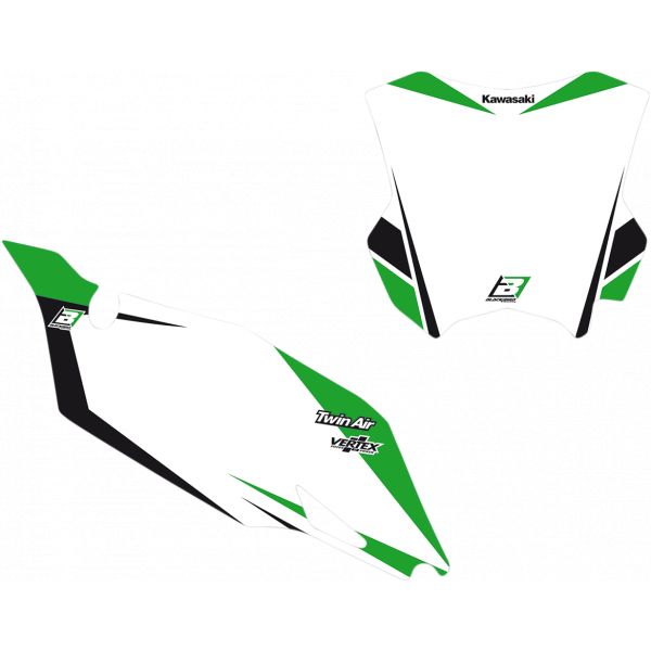Grafice Moto Blackbird Kit Grafica Baza Numere Concurs Kawasaki KXF 6410n