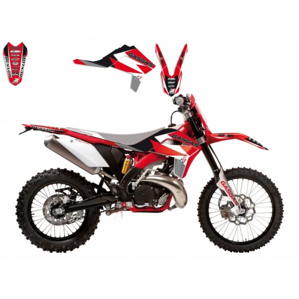 Graphics Blackbird Dream 3 Graphic Kit Red/black/white 2906n Gas Gas EC 12-15'
